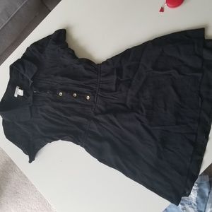 Black Collared Dress
